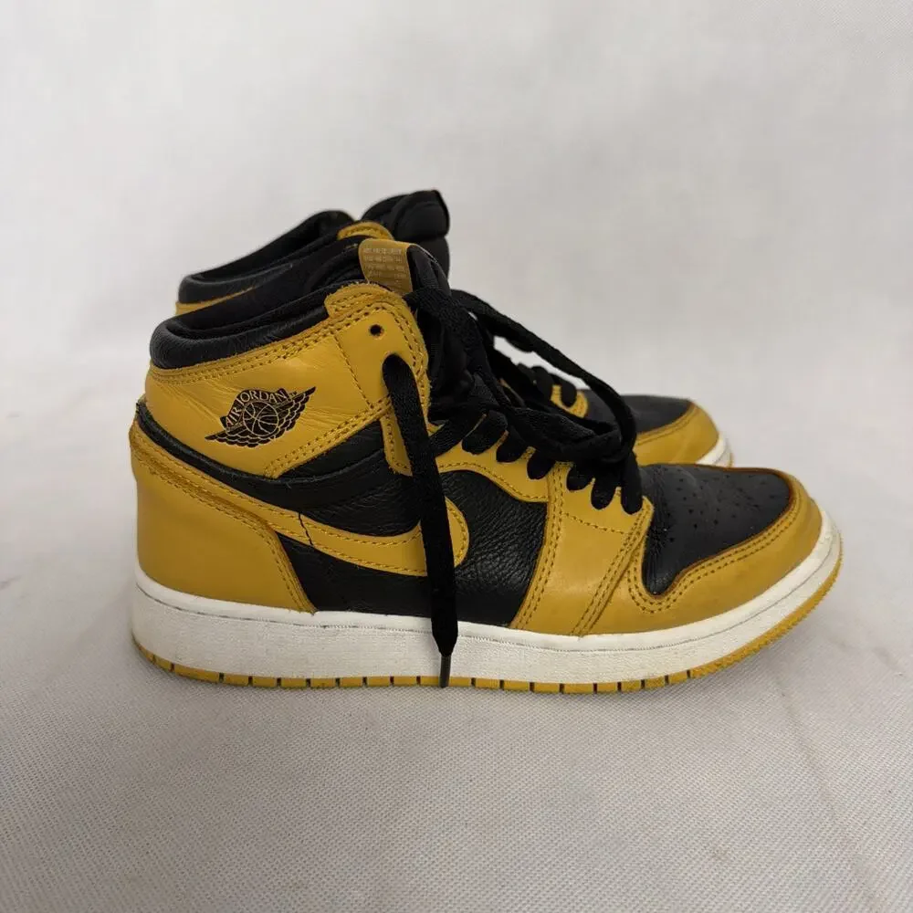 Nike Air Jordan 1 High top Bumble bees. **YOUTH SIZE 6**